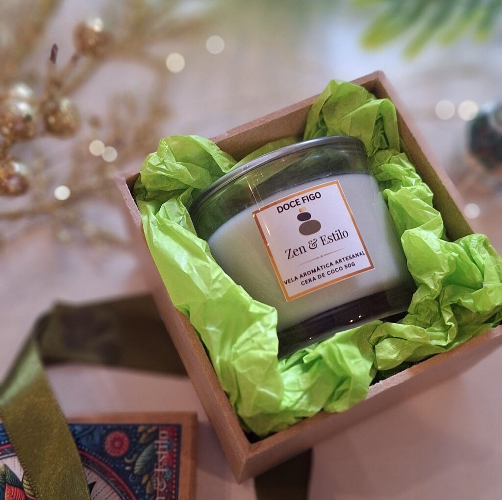 Vela Doce Figo 50g Zen & Estilo