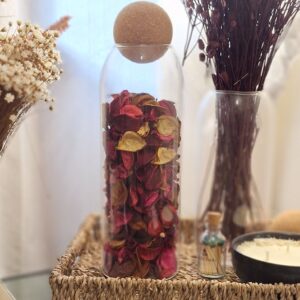 Arranjo Floral Perfumado em Vidro - Zen & Estilo