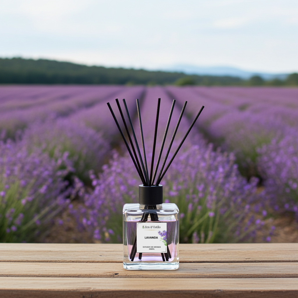 Difusor de Aromas Lavanda Zen - 250ml Zen & Estilo