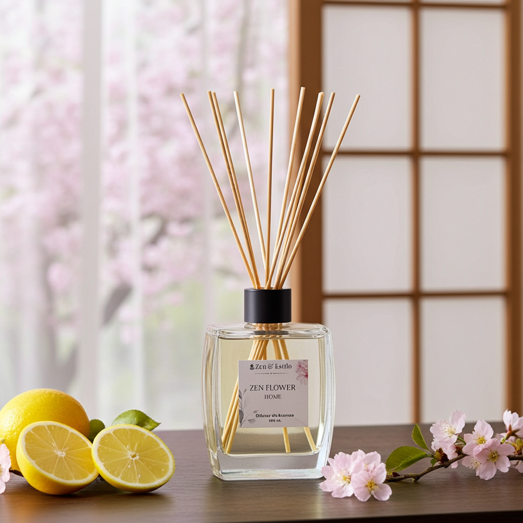 Aromatizador de Varetas Zen Flower - Flor de Cerejeira