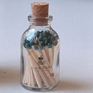 Mini Garrafa de Vidro de Fósforos Ecológicos