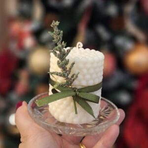 Vela Pistache Pilar Pérola 180g