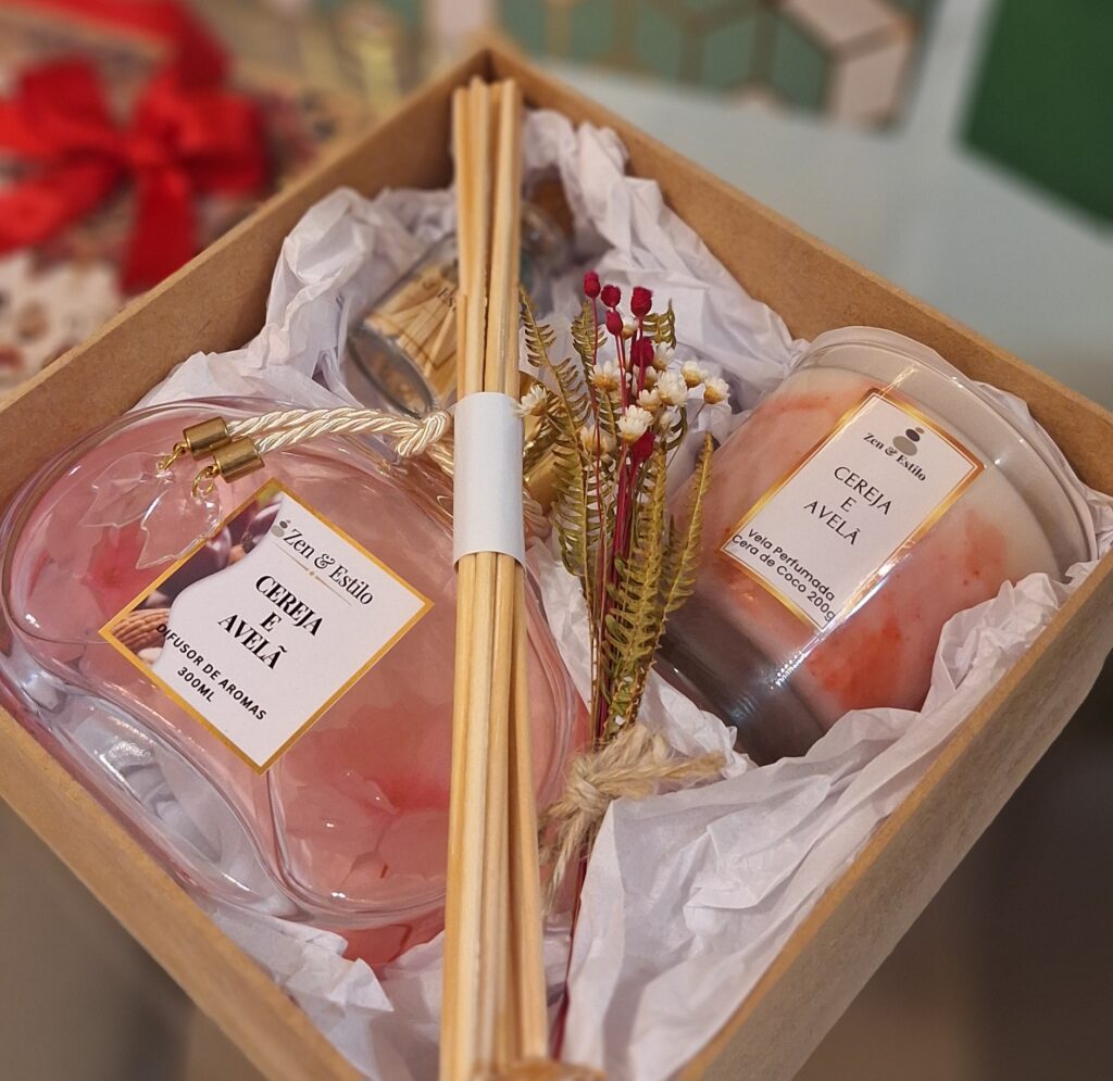 Kit Presente Cereja e Avelã