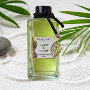 Difusor de Ambiente Cascas e Folhas - Zen & Estilo