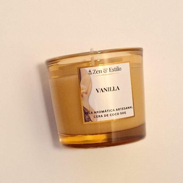 Vela Aromática Vanilla 50g - Zen & Estilo