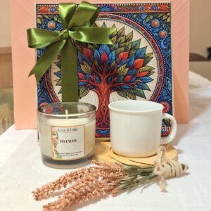 kit Raízes do Amor com Vela Perfumada Zen & Estilo