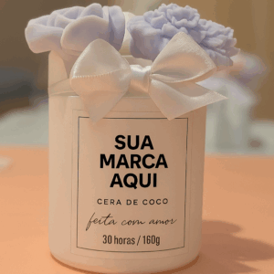 Buquê de Vela para Lembrancinha Aromática