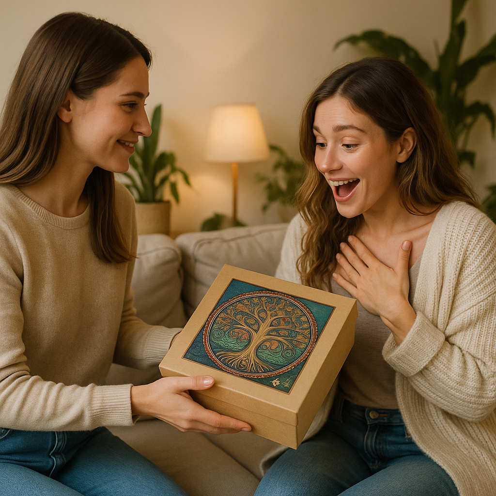 presente para amiga - imagem decorativa ia