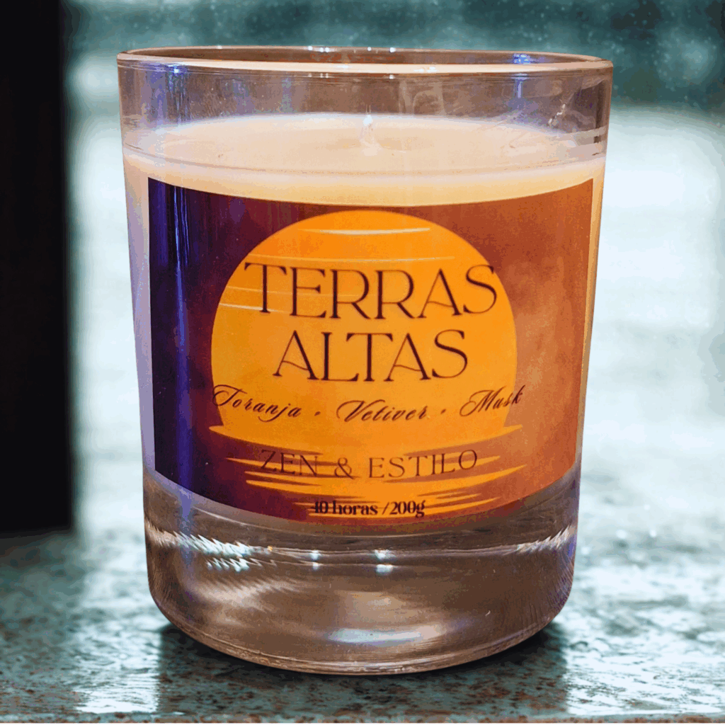 Vela Masculina Terras Altas - Zen & Estilo
