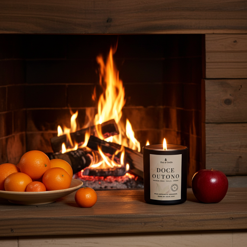 Vela Perfumada Doce Outono 160g – Zen & Estilo - Imagem 4