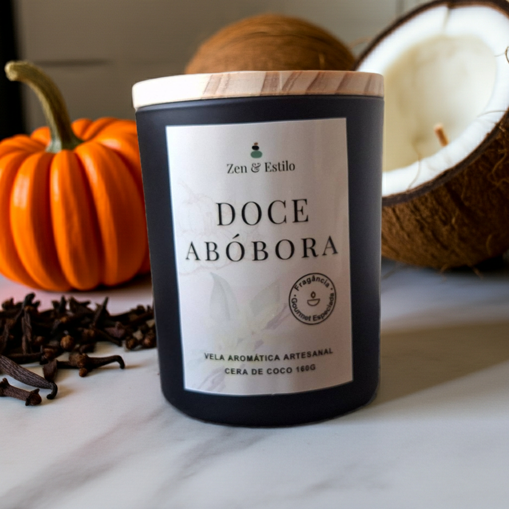 vela aromatica doce abobora 160g