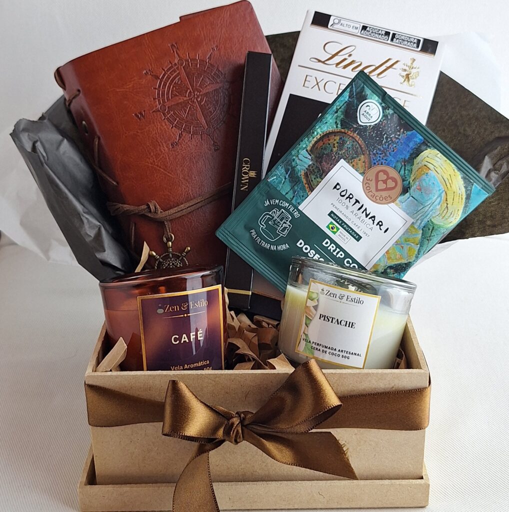 Kit Presente Café & Estilo – Um Ritual de Inspiração, Aroma e Sofisticação