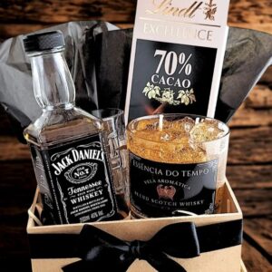 KitKit Whisky e Lindt com Vela aromática