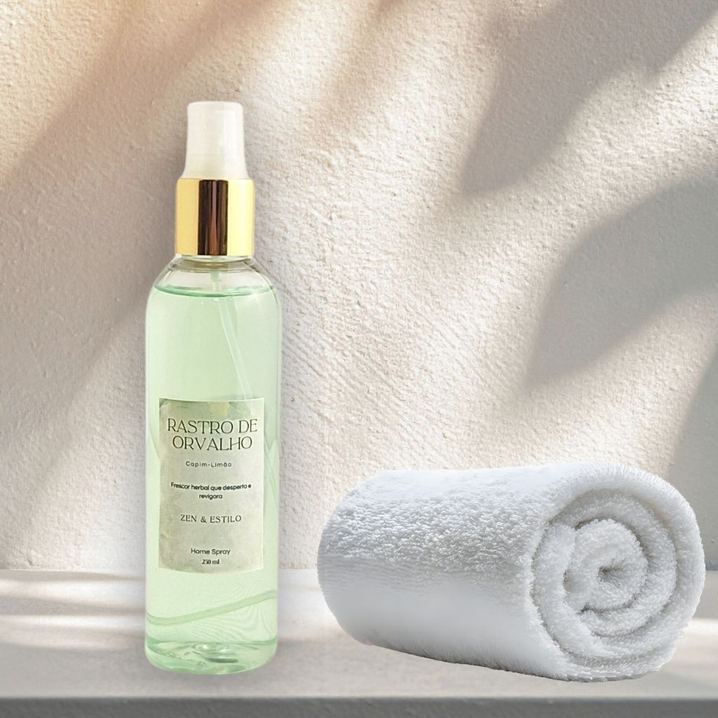 Home Spray Rastro de Orvalho | Capim-Limão - 250ml - Zen & Estilo