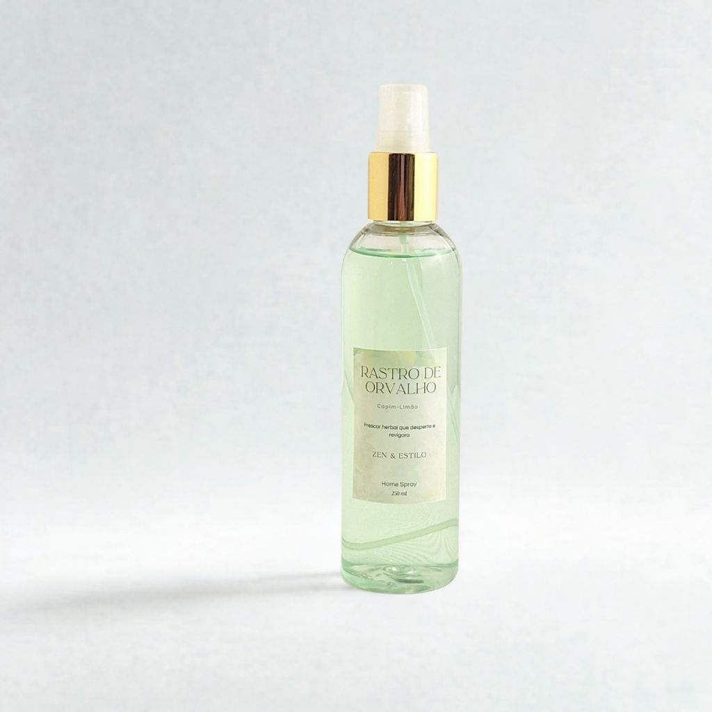 Home Spray Rastro de Orvalho | Capim-Limão - 250ml - Zen & Estilo