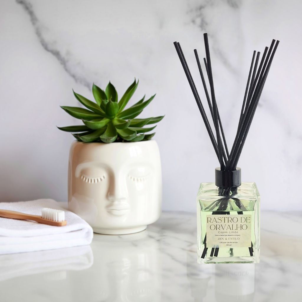 Difusor de Aromas Rastro de Orvalho | Capim-Limão - Zen & Estilo
