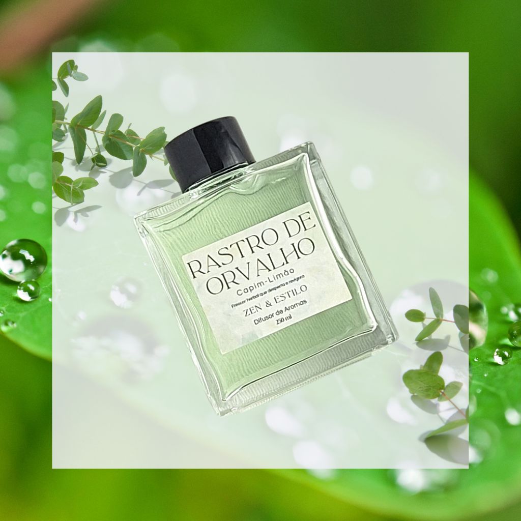 Difusor de Aromas Rastro de Orvalho | Capim-Limão - Zen & Estilo