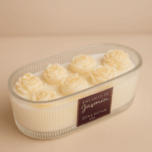 Vela aromática encanto de jasmim 200g