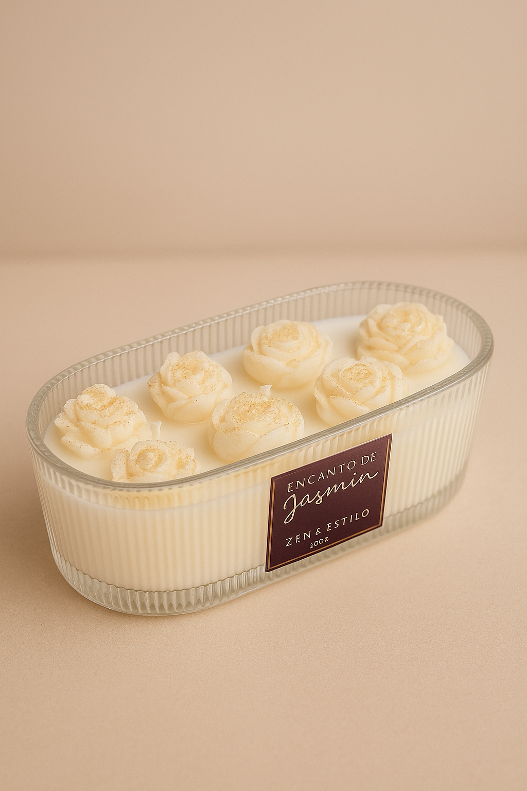 Vela aromática encanto de jasmim 200g