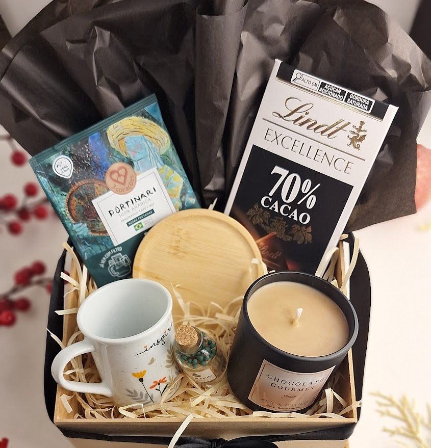 Cesta de Natal Chocolate e Conforto - Imagem 2