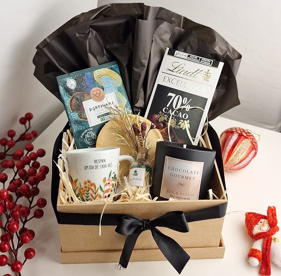 Cesta de Natal Chocolate e Conforto - Imagem 4