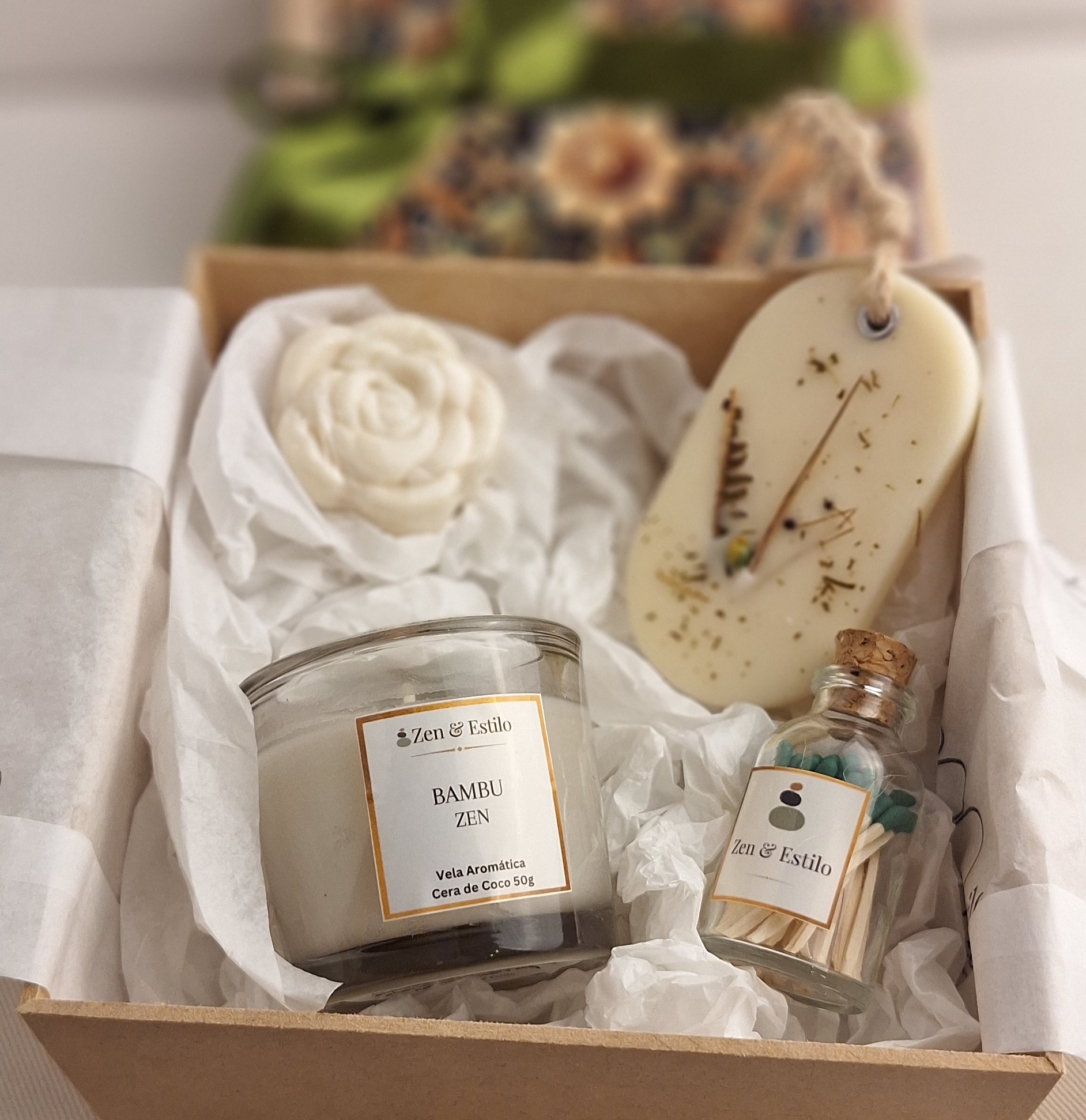 kit presente bambu zen elegancia e-aromas bamboo
