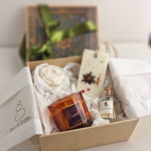 kit cafe cappuccino elegancia e aromas presente para amiga