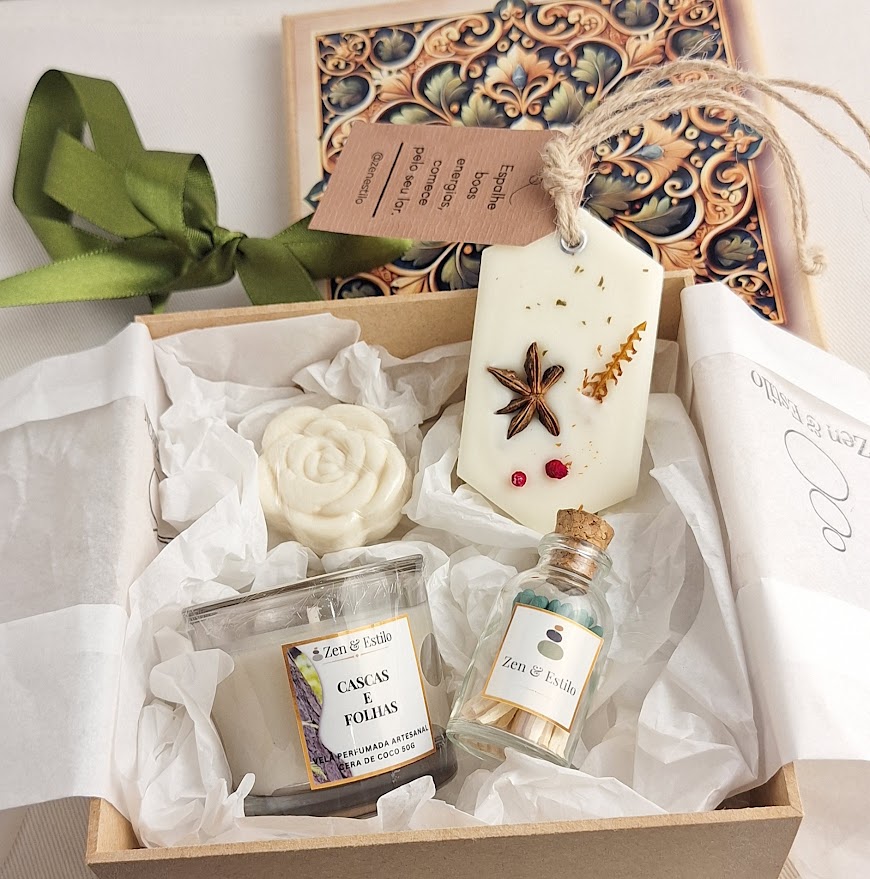 Kit Cascas e Folhas Elegância e Aromas