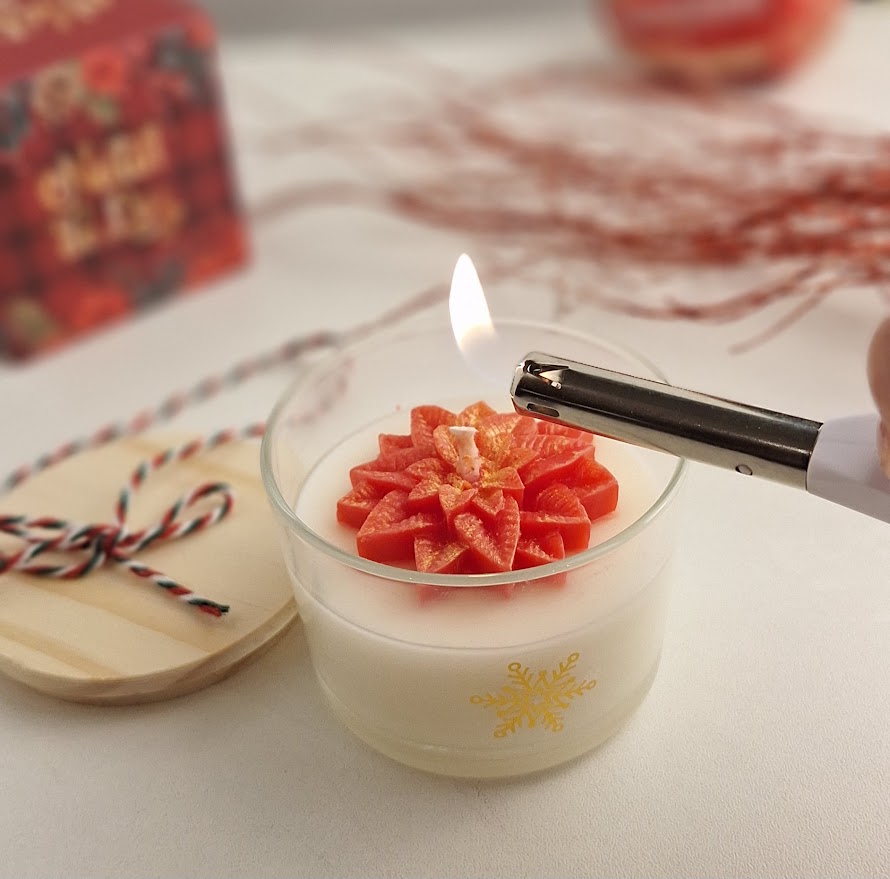 Vela Aromática de Natal Decorada 90g - Imagem 3